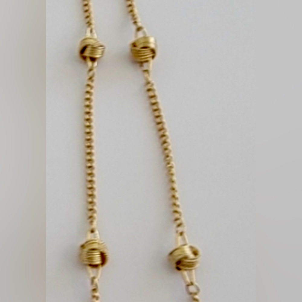 Avon Vintage Gold Knot Necklace - Picture 12 of 12